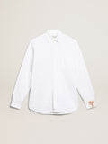Camicia di colore bianco in cotone