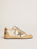 Ball Star in nappa con stella in glitter e fodera in shearling