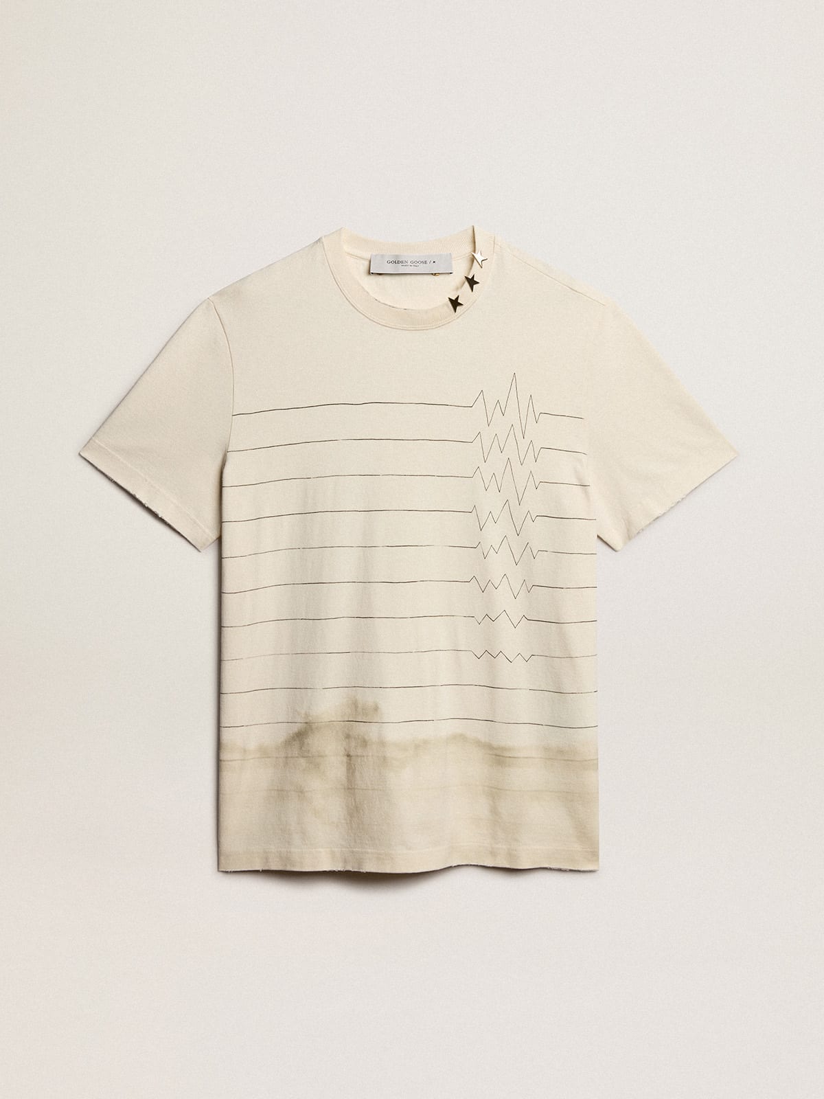 T-Shirt Uomo Esclusiva HAUS of Dreamers color bianco heritage