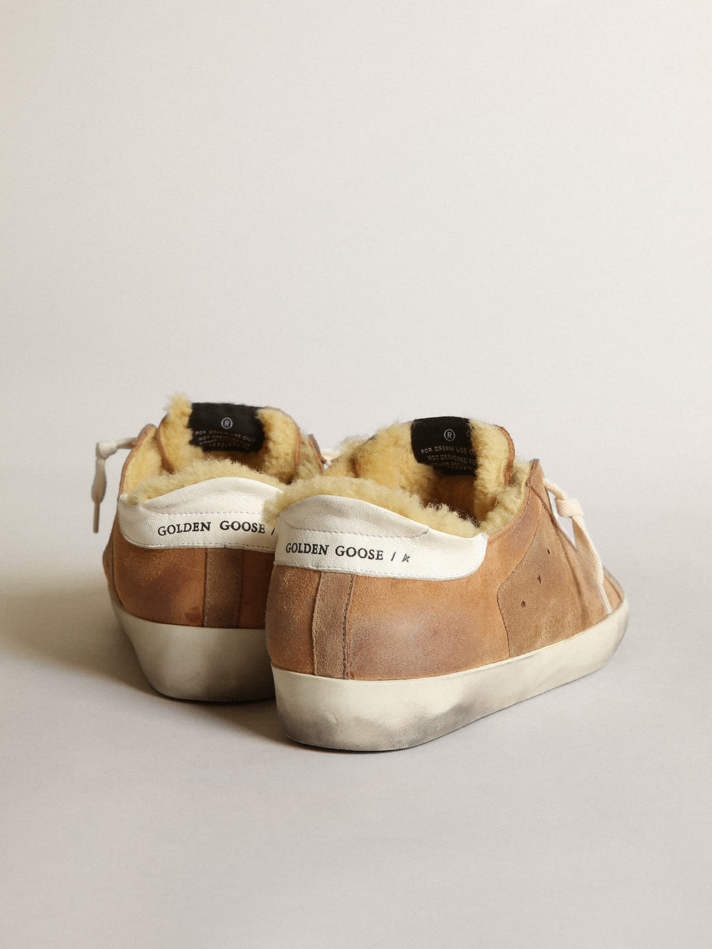Super-Star LTD con stella traforata e fodera in shearling