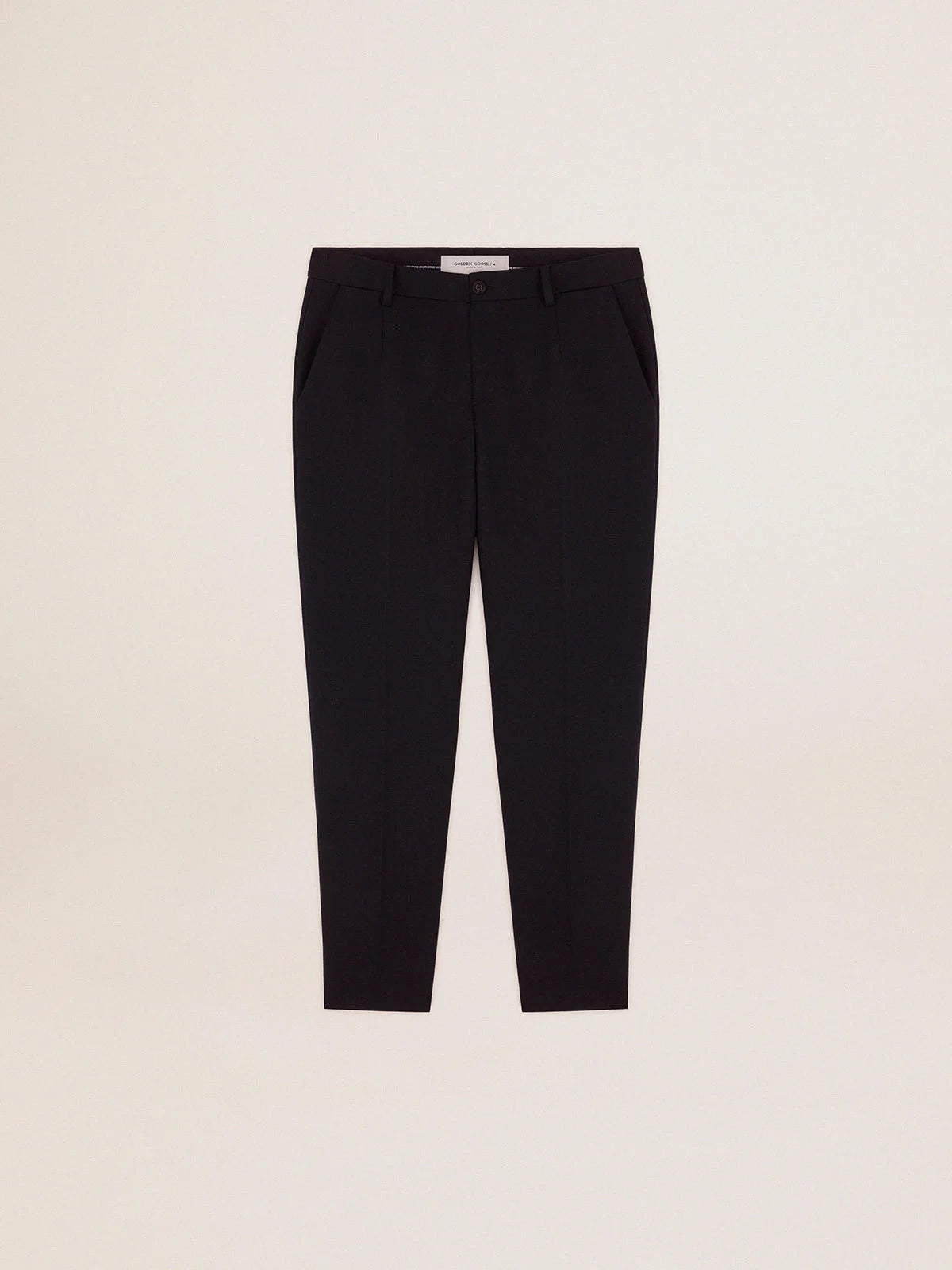 Pantalone Milano Collezione Golden in lana blu scuro