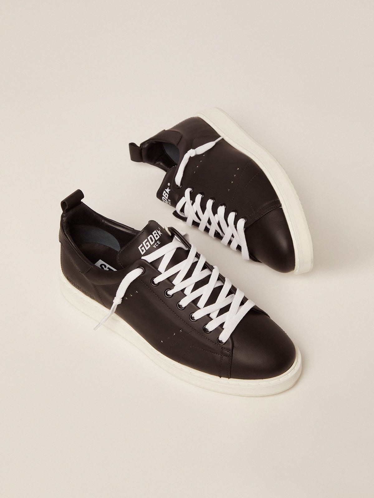 Sneakers Starter in pelle con stella stampata sul talloncino