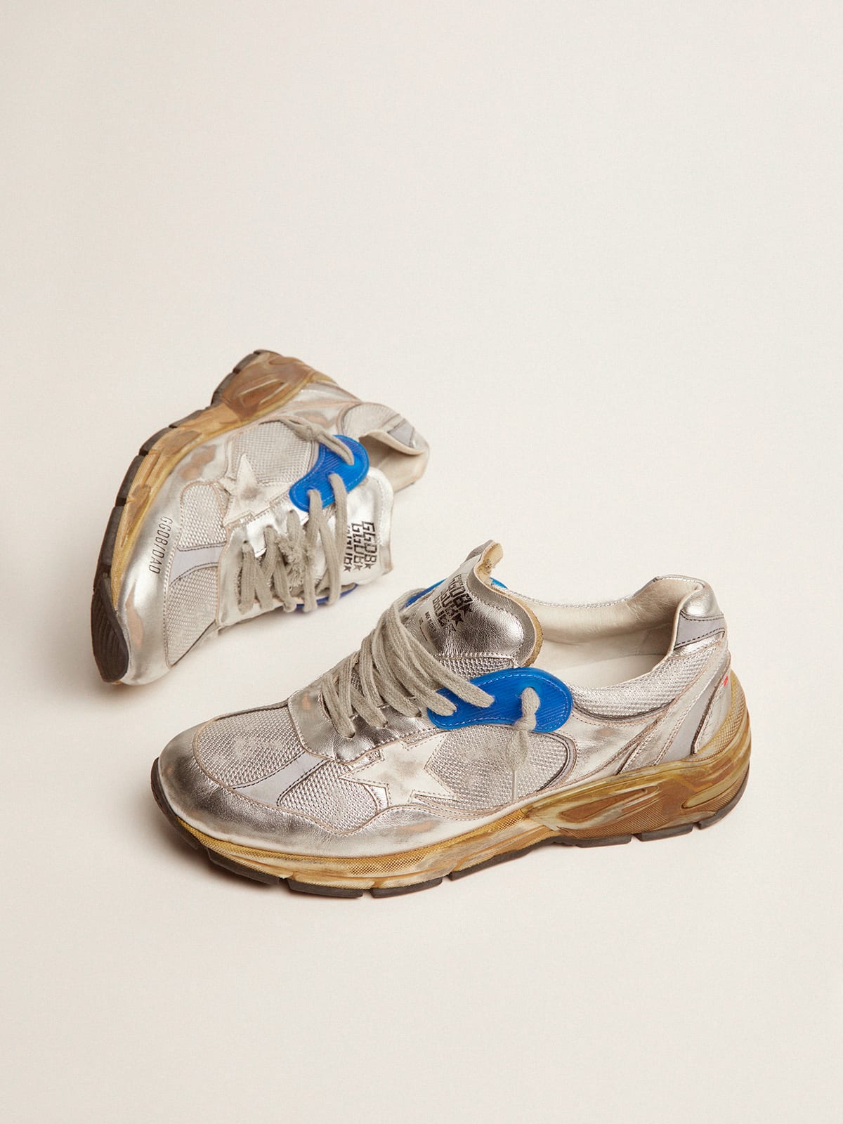 Sneakers Dad-Star donna argentate